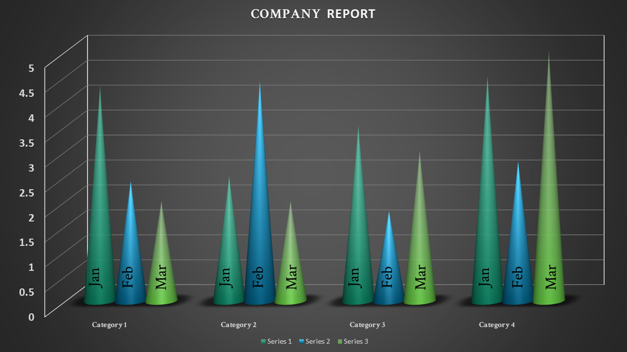 company annual report powerpoint presentation-company-report-4-blue-style 1